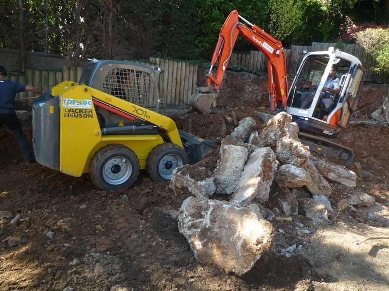 évacuation et terrassement  en région lyonnaise