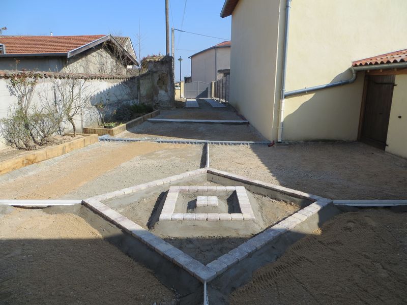 pose de pavés et béton décoratif à montluel