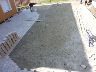 Notre zone d'activité pour ce service Aménagement de cour en graviers, pavés ou enrobés